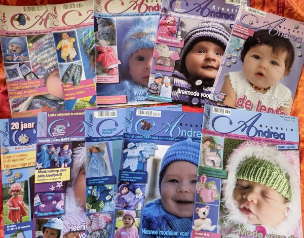 Andrea Kreativ Baby  3 booklets in dutch language